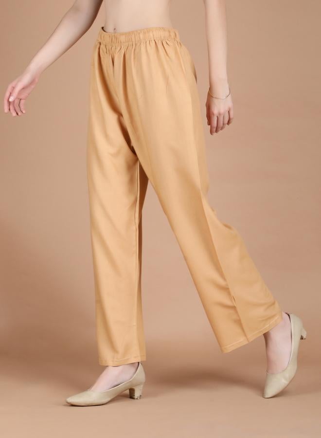 تايك تو بنطال بالازو واسع الساق بقصة عادية - Image 2